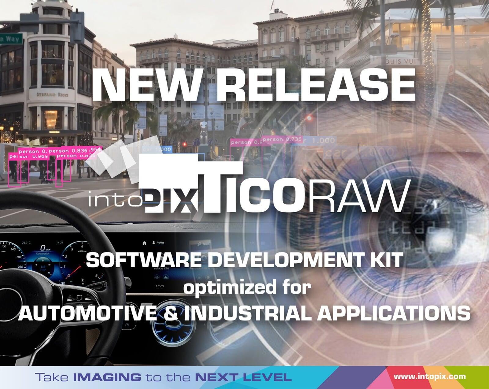 intoPIX 擴展了FastTicoRAW SDK 無損功能 RAW 用於測量和分析的編碼